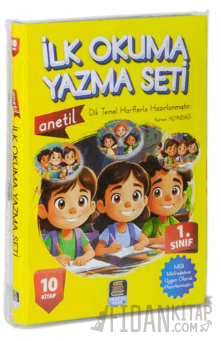 1.Sınıf Anetil İlk Okuma Yazma Seti (10 Kitap) Kerem Altındağ