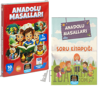 1. Sınıf Okuma Seti Anadolu Masalları 10 Kitap + Soru Kitapçığı İlavel