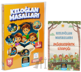 1. Sınıf Okuma Seti Keloğlan Masalları 10 Kitap + Değerlendirme Kitapç