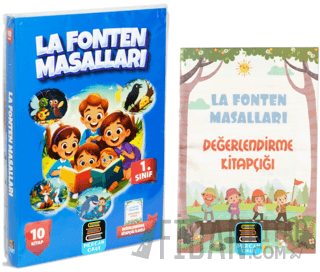 1. Sınıf Okuma Seti La Fonten Masalları 10 Kitap + Değerlendirme Kitap