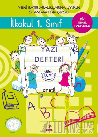 1. Sınıf Yazı Defteri Standart Dik Çizgili Kolektif