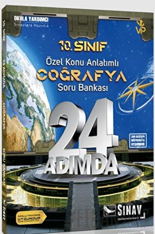 10. Sınıf Coğrafya 24 Adımda Özel Konu Anlatımlı Soru Bankası Kolektif