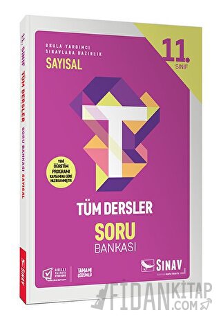 11. Sınıf Tüm Dersler Sayısal Soru Bankası Kolektif