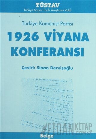 1926 Viyana Konferansı Türkiye Komünist Partisi Kolektif