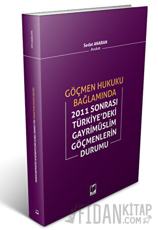 2011 Sonrası Türkiye'deki Gayrimüslim Göçmenlerin Durumu Sedat Anaran