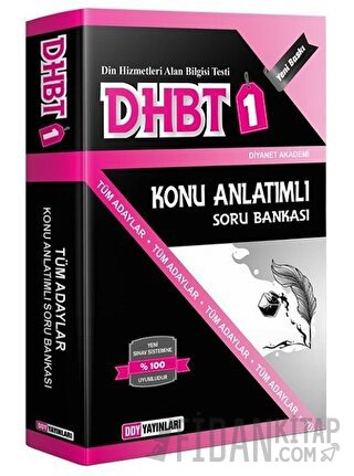 2018 DHBT 1 Tüm Adaylar İçin Konu Anlatımlı Soru Bankası Kolektif