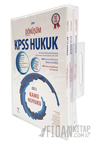 2018 KPSS Dönüşüm Cilt 2 Kamu Hukuku - Modüler Set 3 Kitap Mehmet Altu