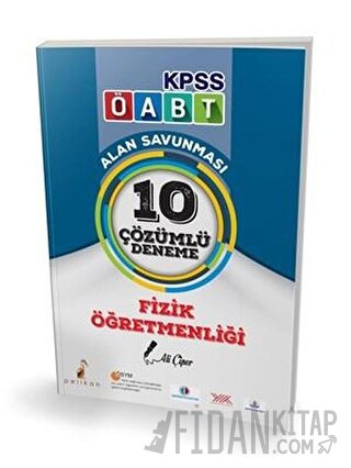 2018 ÖABT Fizik Öğretmenliği 10 Çözümlü Deneme Ali Çiper