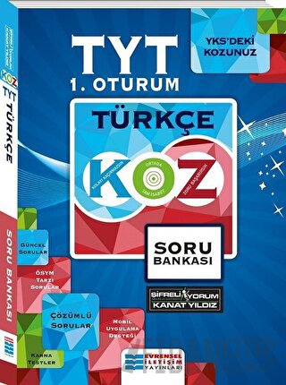 2018 TYT 1. Oturum Türkçe Kolaydan Zora Soru Bankası Kolektif