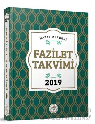 2019 Fazilet Takvim - Yurtiçi 1.Bölge Ciltli Kolektif