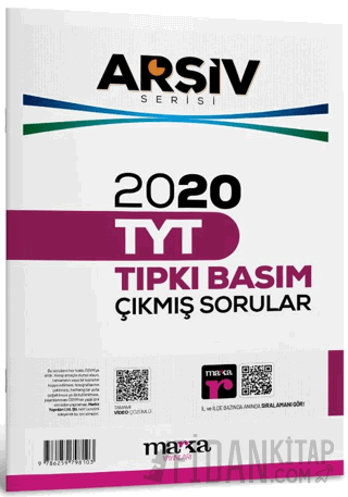 2020 TYT Arşiv Serisi Tıpkı Basım Çıkmış Sorular Tamamı Video Çözümlü 