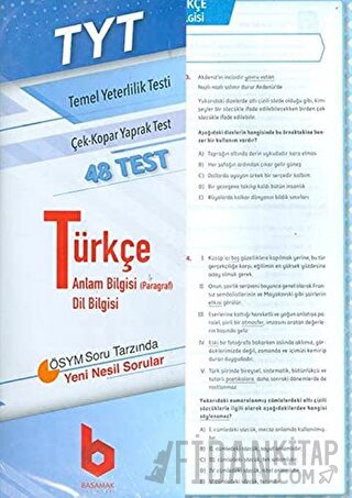 2020 TYT Türkçe Çek - Kopar Yaprak Test Kolektif