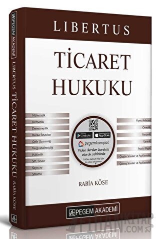 2021 KPSS A Grubu Libertus Ticaret Hukuku Konu Anlatımı Rabia Köse