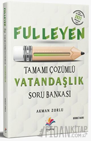 2021 KPSS Fulleyen Vatandaşlık Çözümlü Soru Bankası Akman Zorlu