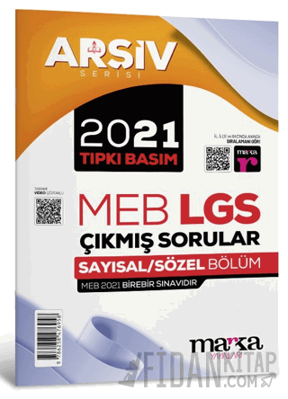 2021 LGS 8. Sınıf Arşiv Serisi Tıpkı Basım Çıkmış Sorular Tamamı Video