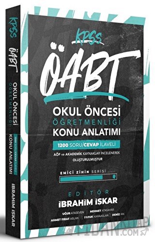 2021 ÖABT Okul Öncesi Öğretmenliği Konu Anlatımı İbrahim İşkar