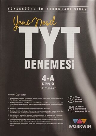 2021 Yeni Nesil TYT Denemesi 4-A Kitapçığı Kolektif