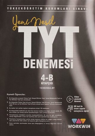 2021 Yeni TYT Denemesi 4-B Kitapçığı Kolektif