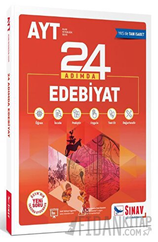 2022 AYT Edebiyat 24 Adımda Konu Anlatımlı Soru Bankası Kolektif