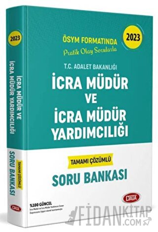 2022 İcra Müdür ve Müdür Yardımcılığı Tamamı Çözümlü Soru Bankası Data