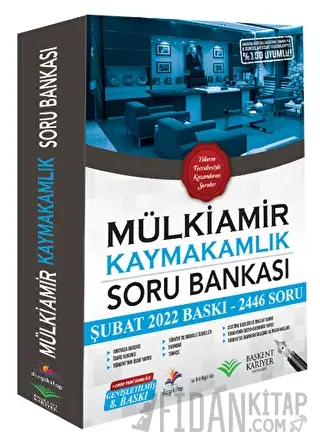 2022 Kaymakamlık MÜLKİAMİR Soru Bankası Kolektif