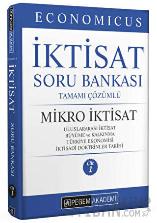 2022 KPSS A Grubu Economicus Mikro İktisat Tamamı Çözümlü Soru Bankası