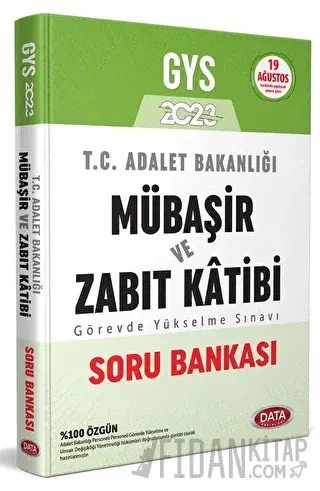 2023 GYS Adalet Bakanlığı Mübaşir ve Zabıt Katibi Soru Bankası Kolekti