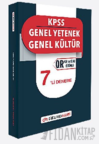 2023 KPSS Genel Yetenek - Genel Kültür QR Çözümlü 7 Deneme Dijital Hoc