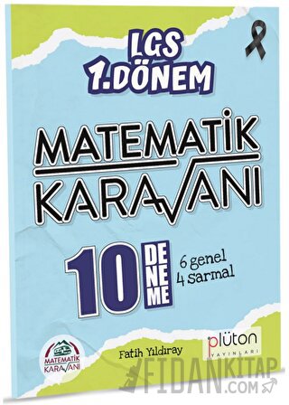 2023 LGS 1. Dönem Matematik Karavanı 10 Deneme Sınavı Plüton Yayınları