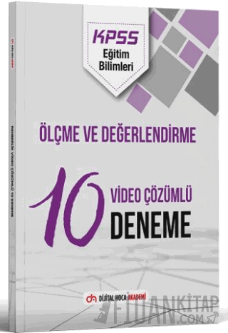 2024 KPSS Eğitim Bilimleri Ölçme ve Değerlendirme Çözümlü 10 Deneme Ko