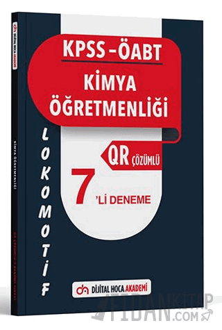 2024 KPSS ÖABT Kimya Öğretmenliği Lokomotif Serisi QR Çözümlü 7'li Den