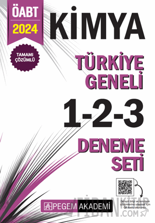 2024 KPSS ÖABT Kimya Tamamı Çözümlü Türkiye Geneli 1-2-3 (3'lü Deneme 