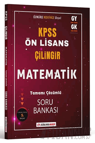 2024 KPSS Ön Lisans Çilingir Matematik Tamamı Çözümlü Soru Bankası Kol