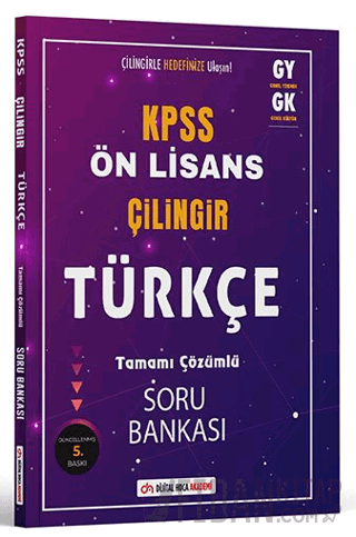 2024 KPSS Ön Lisans Çilingir Türkçe Tamamı Çözümlü Soru Bankası Kolekt