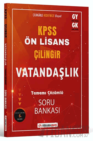 2024 KPSS Ön Lisans Çilingir Vatandaşlık Tamamı Çözümlü Soru Bankası K