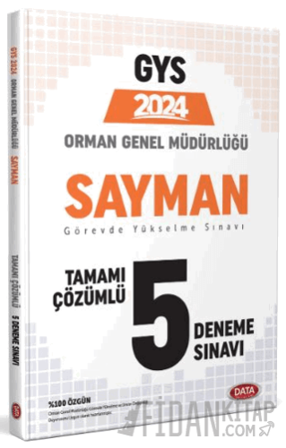 2024 Orman Genel Müdürlüğü Sayman Tamamı Çözümlü 5 Deneme Sınavı Kolek