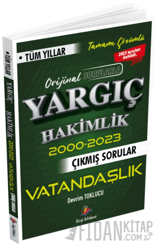 2024 Yargıç Hakimlik Vatandaşlık Tüm Yıllar Çıkmış Sorular Devrim Tokl