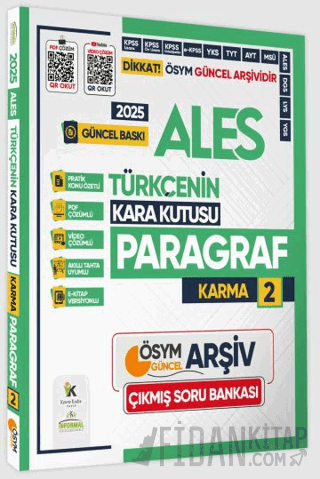 2025 ALES Türkçenin Kara Kutusu Karma Paragraf 2 Konu Özetli Çıkmış So