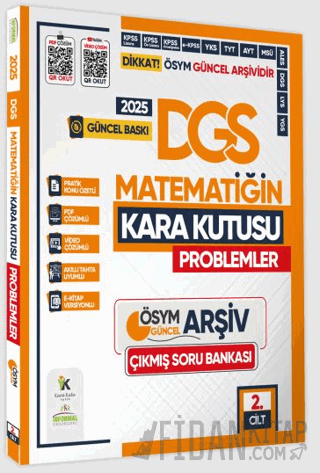 2025 DGS Matematiğin Kara Kutusu 2. Cilt Problem Konu Özetli Dijital Ç