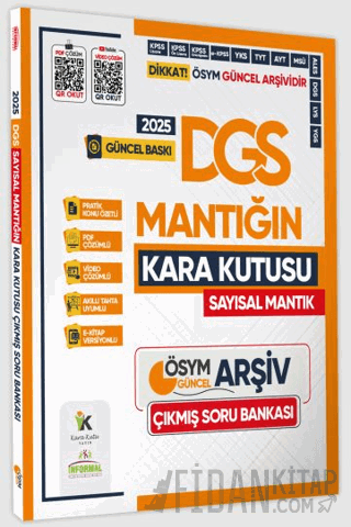 2025 DGS Sayısal Mantığın Kara Kutusu ÖSYM Çıkmış Soru Havuzu Bankası 