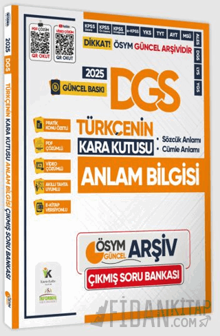 2025 DGS Türkçenin Kara Kutusu Anlam Bilgisi (Sözcük-Cümle) PDF ve Vid