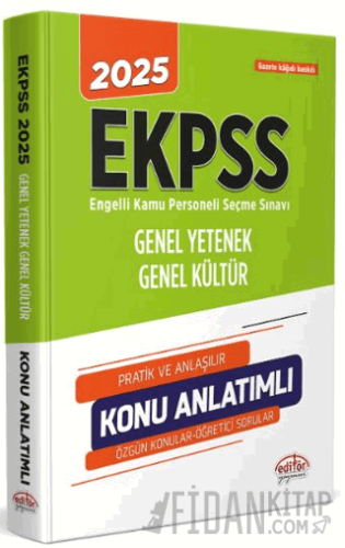 2025 EKPSS Genel Yetenek - Genel Kültür Konu Anlatımlı Kolektif