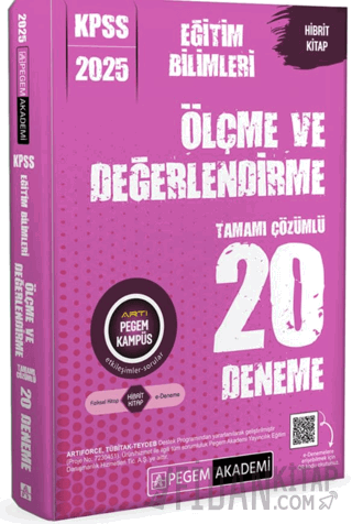 2025 KPSS Eğitim Bilimleri Ölçme ve Değerlendirme Tamamı Çözümlü 20 De