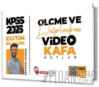 2025 KPSS Eğitim Bilimleri Ölçme ve Değerlendirme Video Kafa Notlar Se