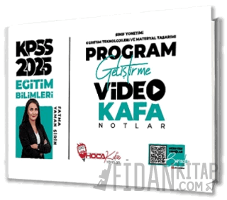 2025 KPSS Eğitim Bilimleri Program Geliştirme Video Kafa Notlar Fatma 