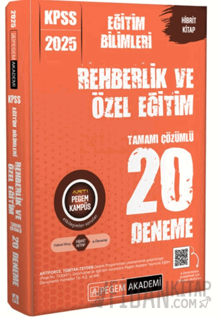 2025 KPSS Eğitim Bilimleri Rehberlik ve Özel Eğitim Tamamı Çözümlü 20 