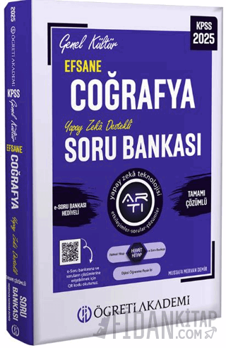 2025 KPSS Genel Kültür Efsane Coğrafya Tamamı Çözümlü Soru Bankası Kol