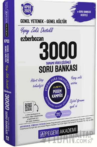 2025 KPSS Genel Yetenek Genel Kültür Ezberbozan 3000 Tamamı Çözümlü So