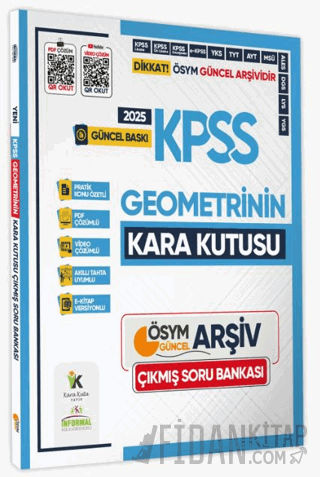 2025 KPSS Geometrinin Kara Kutusu Konu Özetli PDF/Video Çözümlü ÖSYM Ç