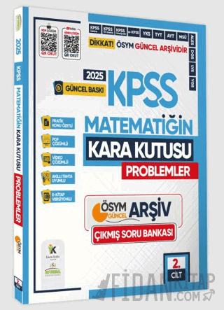 2025 KPSS Matematiğin Kara Kutusu 2. Cilt PROBLEM K.Ö. Dijital Çözümlü